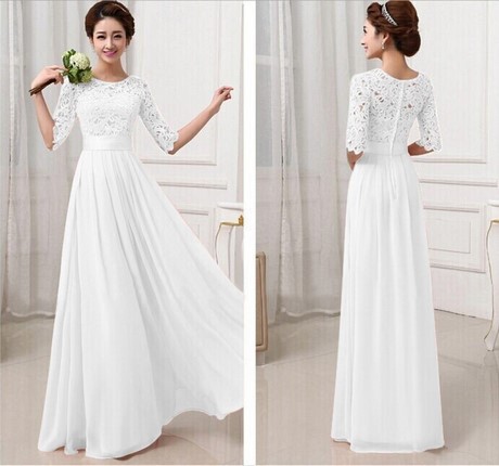 Lange witte kanten jurk lange-witte-kanten-jurk-96_20