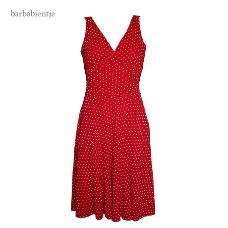 Rode jurk met witte stippen rode-jurk-met-witte-stippen-78_7