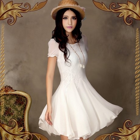 Witte jurk korte mouw witte-jurk-korte-mouw-75_8