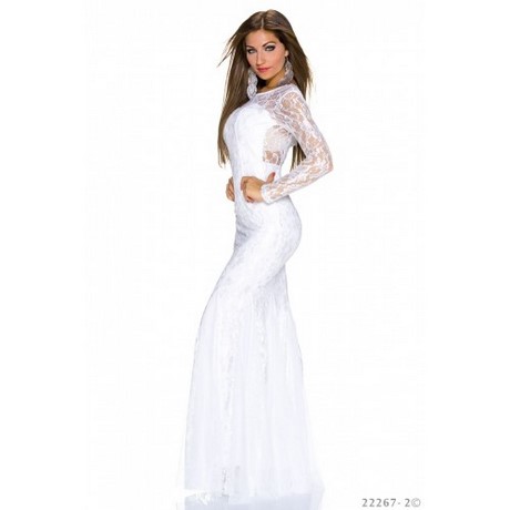 Witte jurk met lange mouwen witte-jurk-met-lange-mouwen-98_14