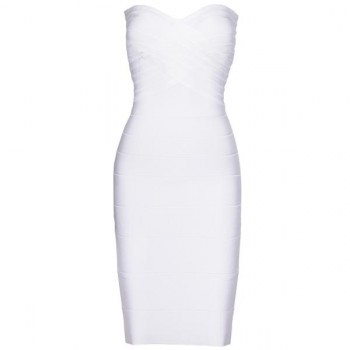 Witte strapless jurk witte-strapless-jurk-43_4