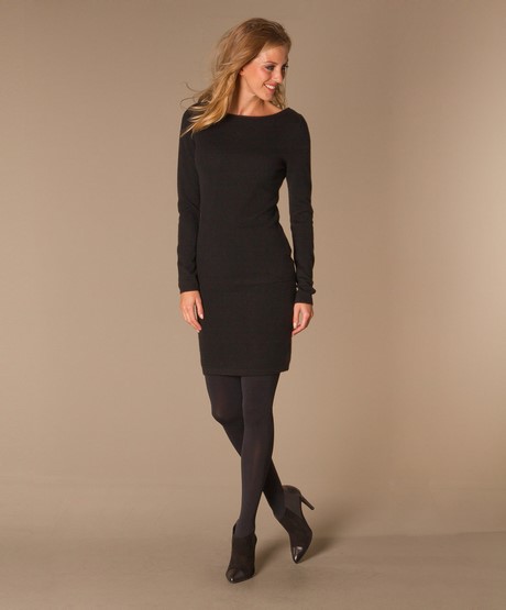 Zwarte jurk boothals zwarte-jurk-boothals-65_12