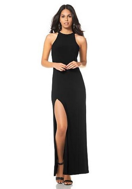 Zwarte jurk met split zwarte-jurk-met-split-09
