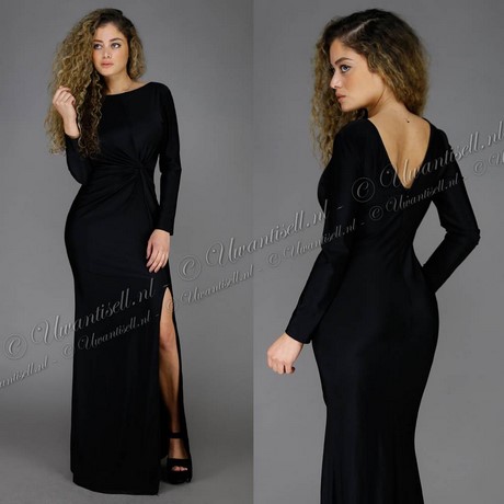Zwarte jurk met split zwarte-jurk-met-split-09_19