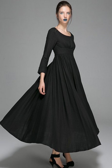 Zwarte linnen jurk zwarte-linnen-jurk-26_16