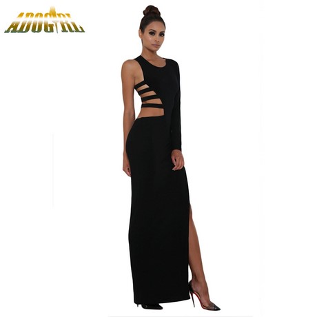 Zwarte maxi jurk met lange mouwen zwarte-maxi-jurk-met-lange-mouwen-24_8