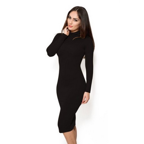 Zwarte strakke jurk met lange mouwen zwarte-strakke-jurk-met-lange-mouwen-53_13