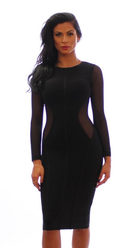 Zwarte strakke jurk met lange mouwen zwarte-strakke-jurk-met-lange-mouwen-53_16