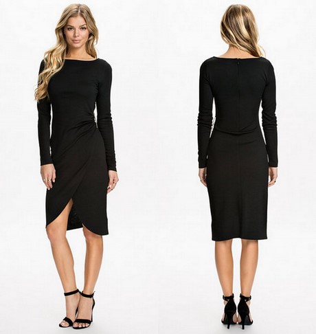 Zwarte strakke jurk met lange mouwen zwarte-strakke-jurk-met-lange-mouwen-53_18