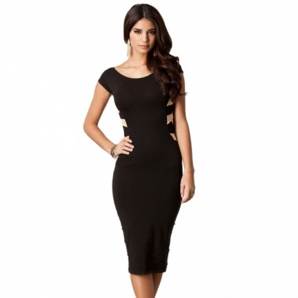 Zwarte strakke jurk met lange mouwen zwarte-strakke-jurk-met-lange-mouwen-53_3