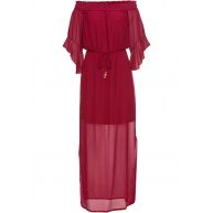 Suedine jurk rood suedine-jurk-rood-79