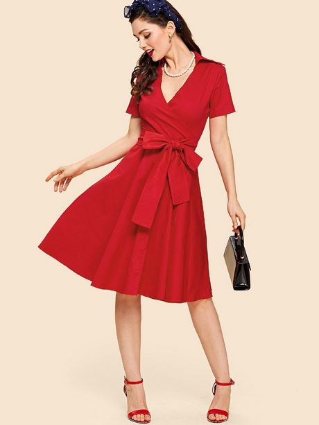 Nette rode jurk