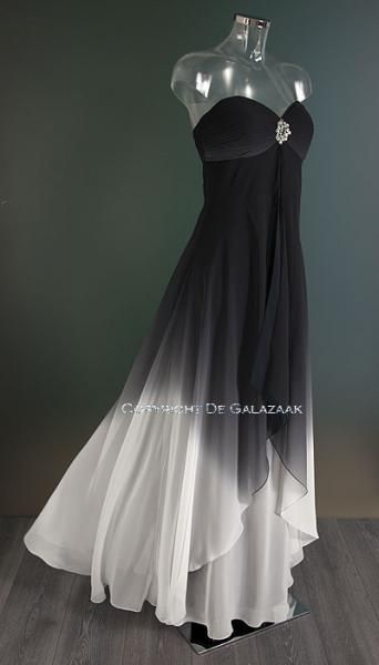 Gala jurk zwart wit gala-jurk-zwart-wit-38