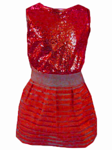 Glitter jurk rood glitter-jurk-rood-85