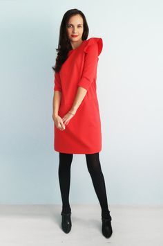 Vanilia rode jurk
