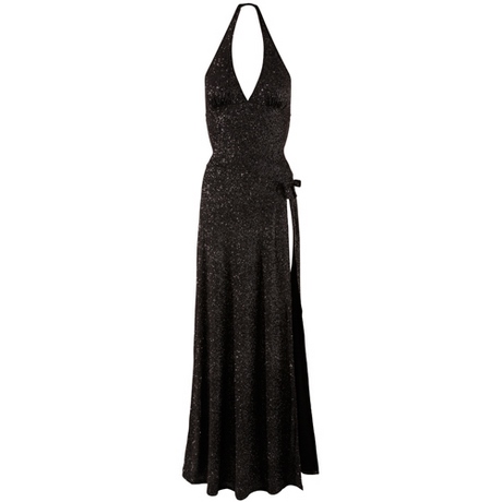 Zwarte lange halter jurk zwarte-lange-halter-jurk-86