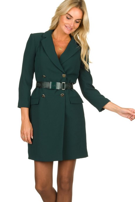 Blazer jurk groen blazer-jurk-groen-28_10