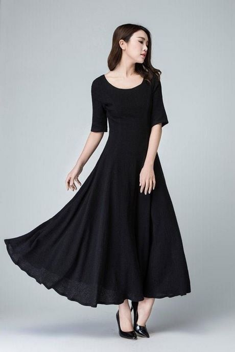 Linnen zwarte jurk linnen-zwarte-jurk-35_16