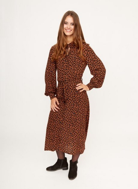 Maxi jurk luipaardprint