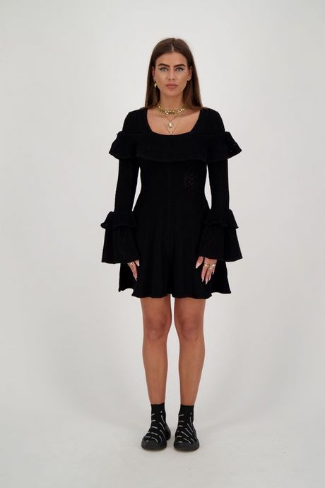 Ruffle jurk zwart ruffle-jurk-zwart-18_16