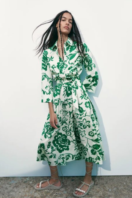 Zara jurk met print