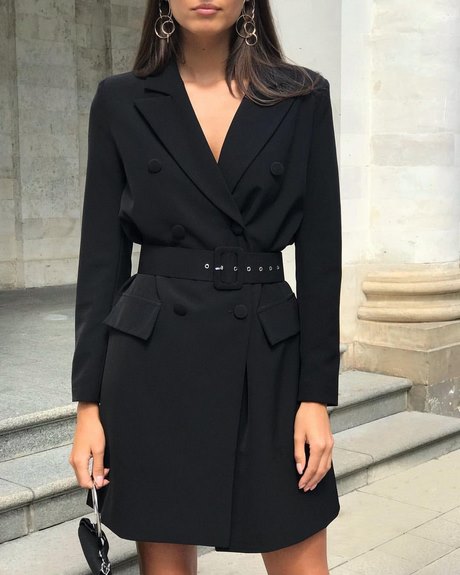 Zwarte blazer jurk dames zwarte-blazer-jurk-dames-94_6