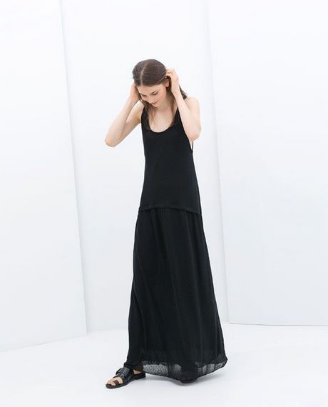 Zwarte lange jurk zara zwarte-lange-jurk-zara-47_8