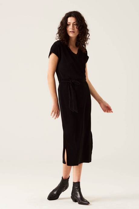 Zwarte plisse jurk zwarte-plisse-jurk-66_10