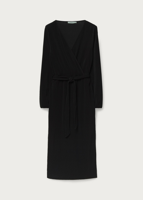Zwarte plisse jurk zwarte-plisse-jurk-66_15