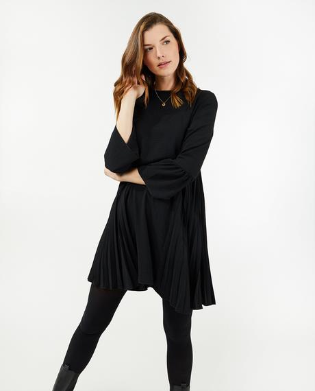 Zwarte plisse jurk zwarte-plisse-jurk-66_9