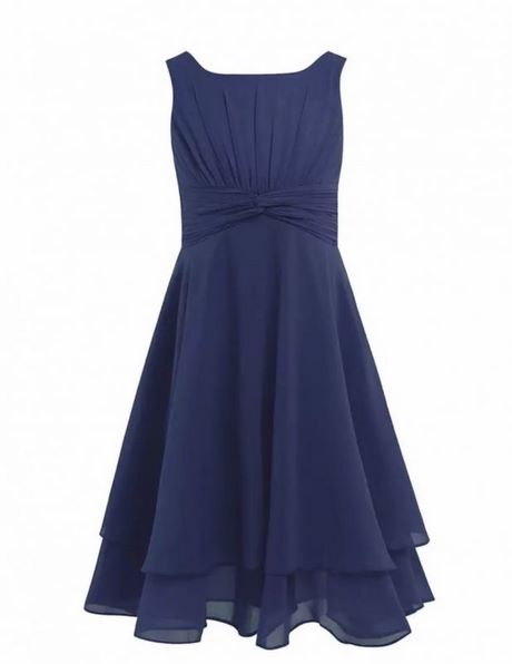 Blauwe chiffon jurk blauwe-chiffon-jurk-97_11
