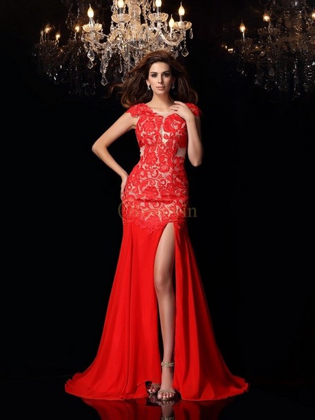 Chiffon jurk rood chiffon-jurk-rood-30_15