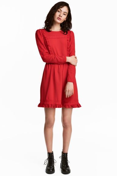 Chiffon jurk rood chiffon-jurk-rood-30_7