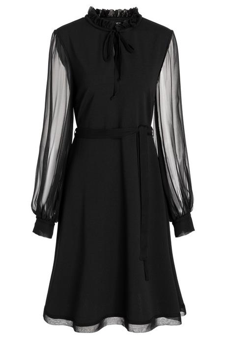 Zwarte chiffon jurk zwarte-chiffon-jurk-23