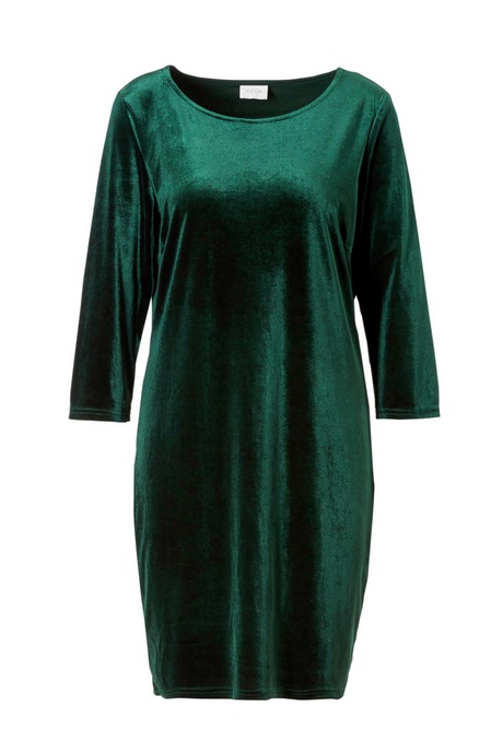 Fluwelen jurk groen fluwelen-jurk-groen-43_5