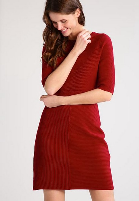 Gebreide jurk rood gebreide-jurk-rood-90_11
