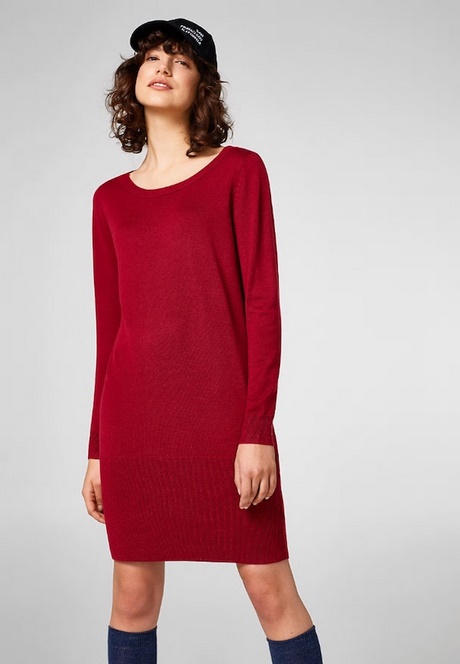 Gebreide jurk rood gebreide-jurk-rood-90_13