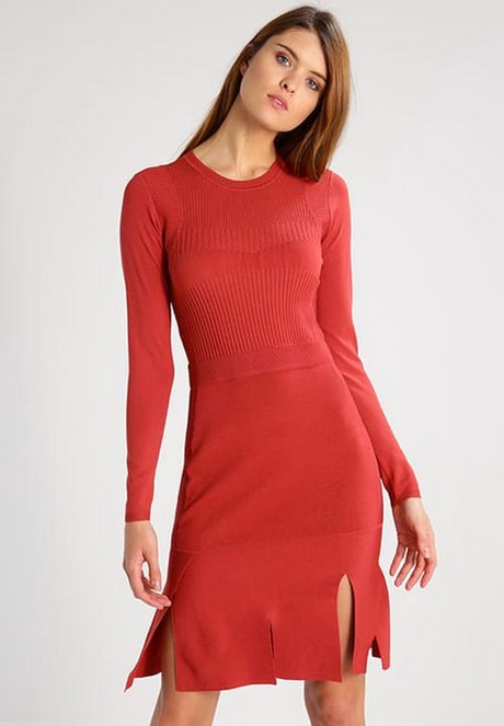 Gebreide jurk rood gebreide-jurk-rood-90_17