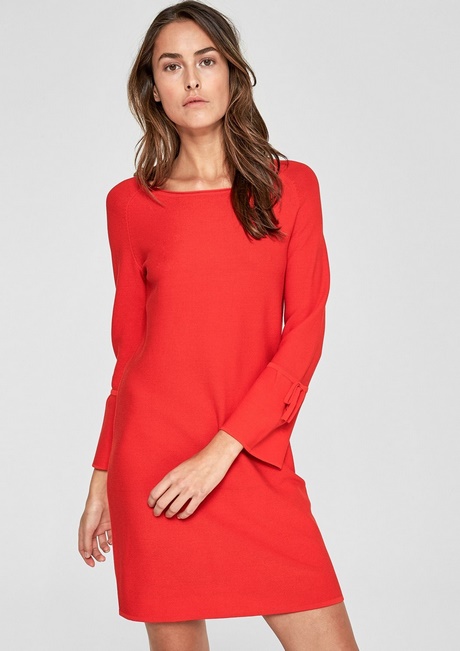 Gebreide jurk rood gebreide-jurk-rood-90_8