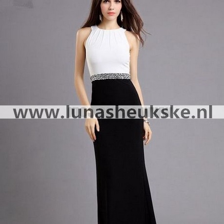 Lange zwart witte jurk lange-zwart-witte-jurk-17_16