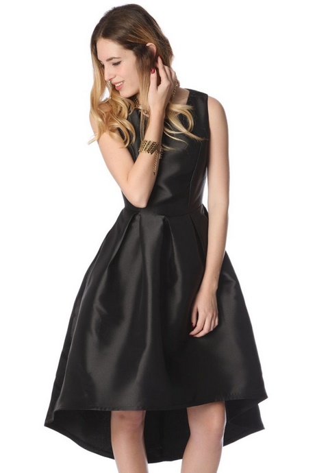 Zwarte satijnen jurk zwarte-satijnen-jurk-51_2