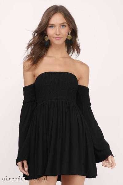 Zwarte zomer jurk zwarte-zomer-jurk-79_14