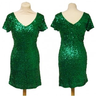 Groene glitter jurk groene-glitter-jurk-00_4