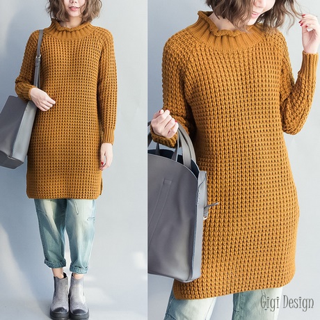 Lange sweater jurk lange-sweater-jurk-24