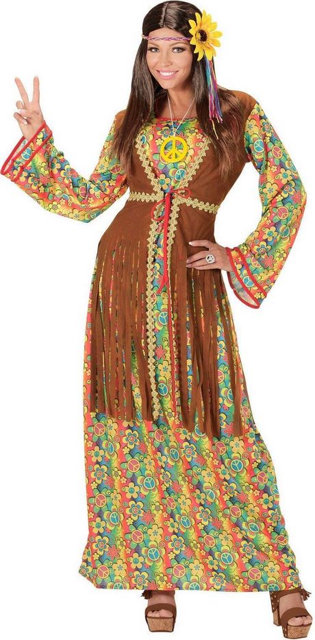 Hippie jurk lang