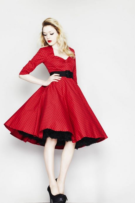 Rode jaren 50 jurk rode-jaren-50-jurk-76_2