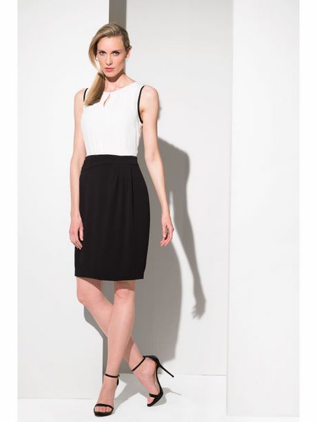 Wit met zwarte jurk wit-met-zwarte-jurk-89