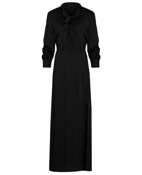 Zwarte maxi jurk met split zwarte-maxi-jurk-met-split-18_16