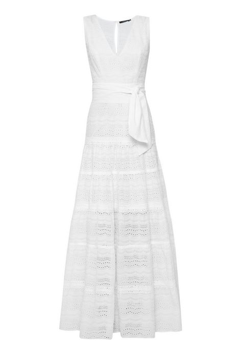 Boho witte jurk