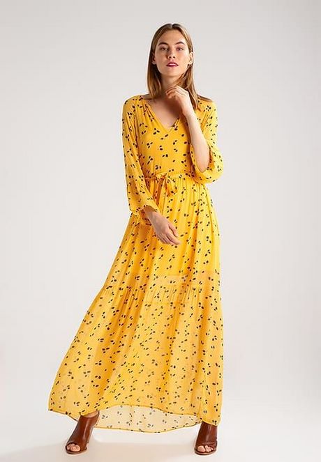Gele jurk lange mouwen gele-jurk-lange-mouwen-99_8